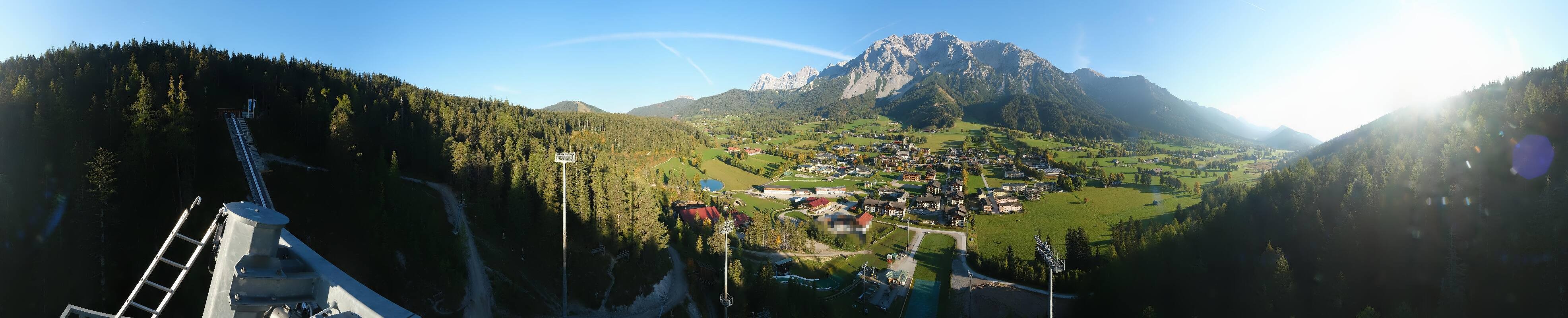 Archiv Foto Webcam Ramsau Skistadion