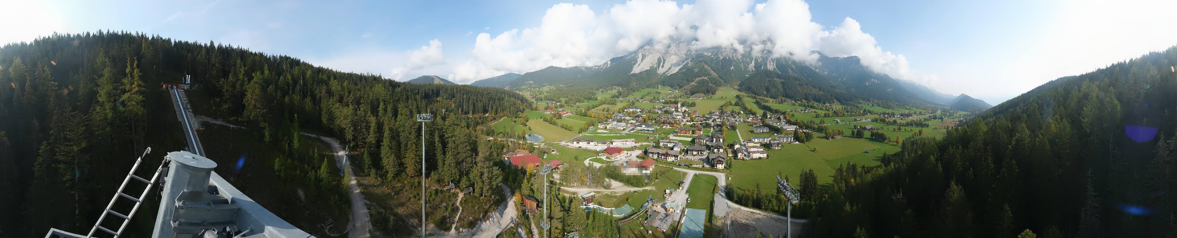 Archiv Foto Webcam Ramsau Skistadion