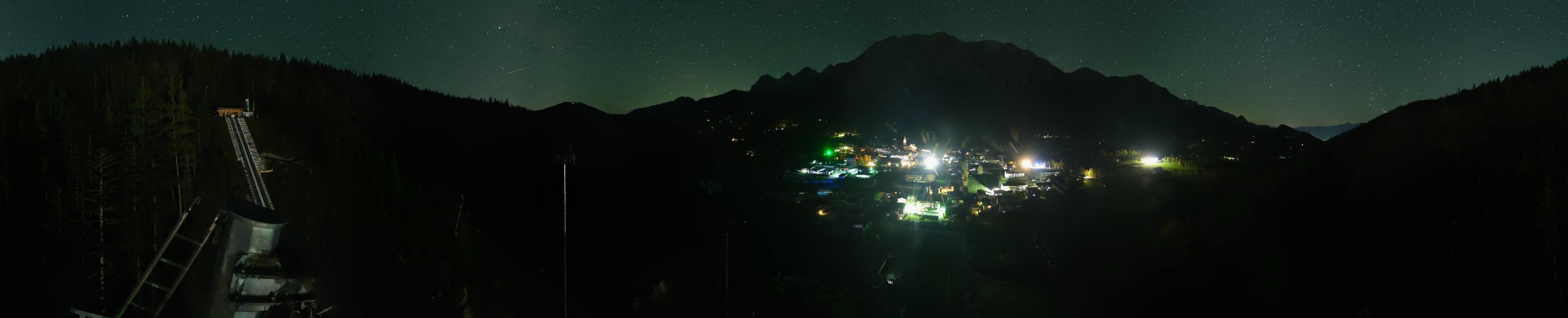 Archived image Webcam Panoramic view Ramsau ski stadium