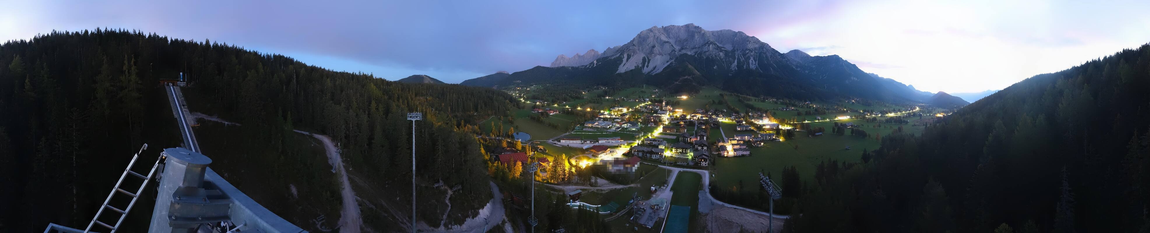 Archived image Webcam Panoramic view Ramsau ski stadium