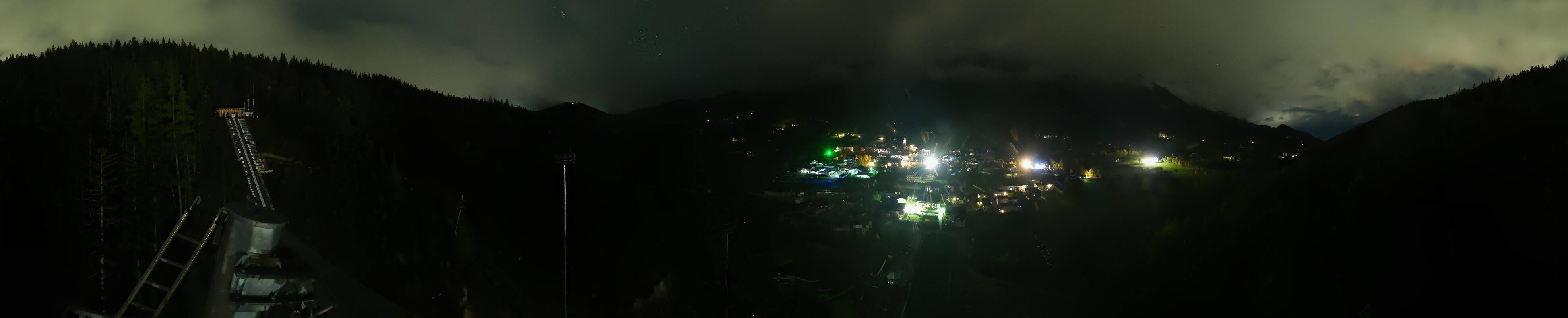 Archived image Webcam Panoramic view Ramsau ski stadium