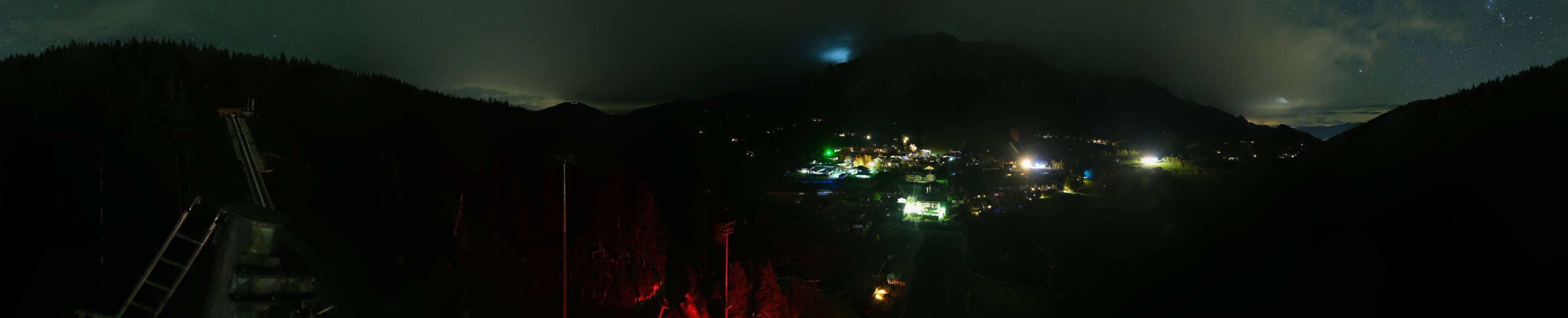 Archived image Webcam Panoramic view Ramsau ski stadium