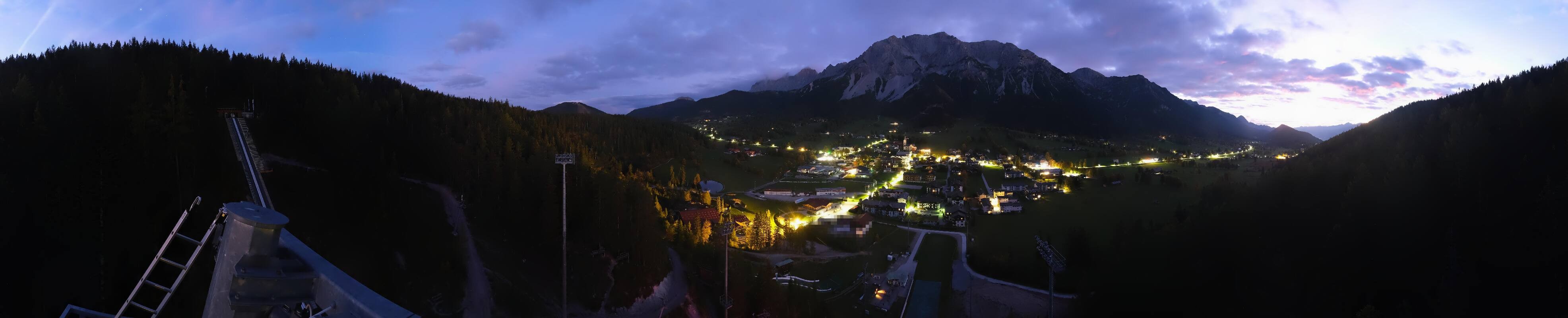 Archived image Webcam Panoramic view Ramsau ski stadium