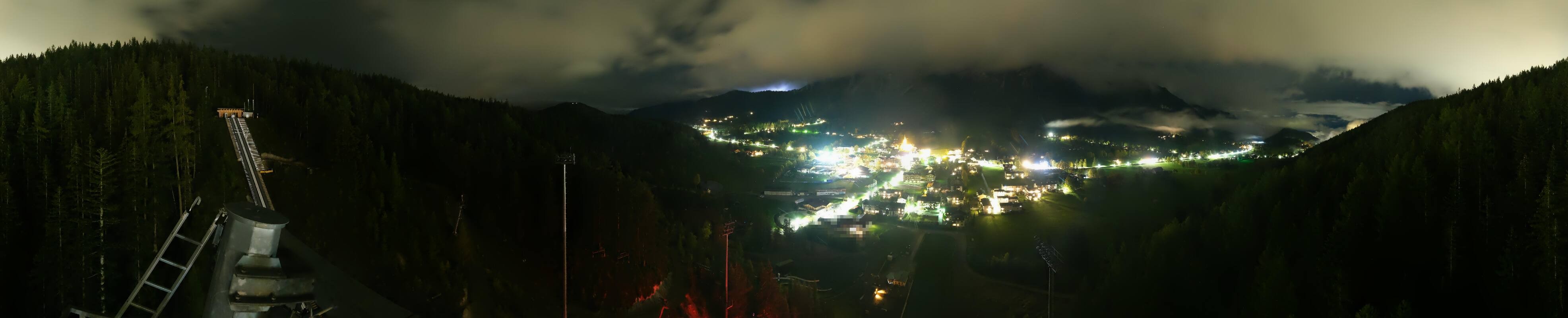 Archived image Webcam Panoramic view Ramsau ski stadium