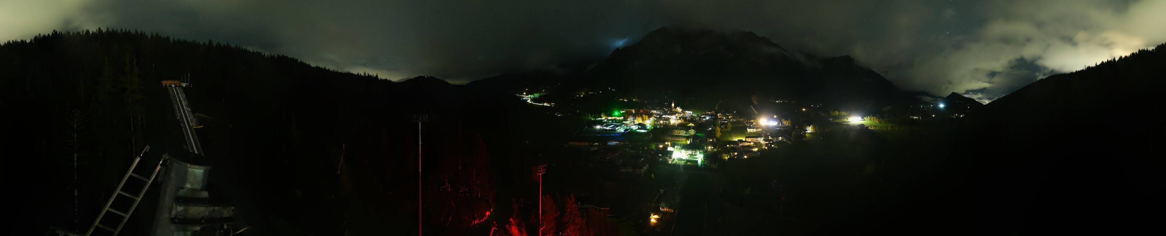 Archived image Webcam Panoramic view Ramsau ski stadium