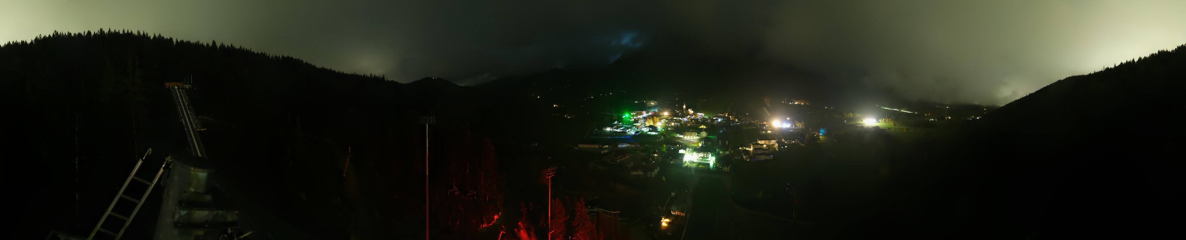 Archived image Webcam Panoramic view Ramsau ski stadium