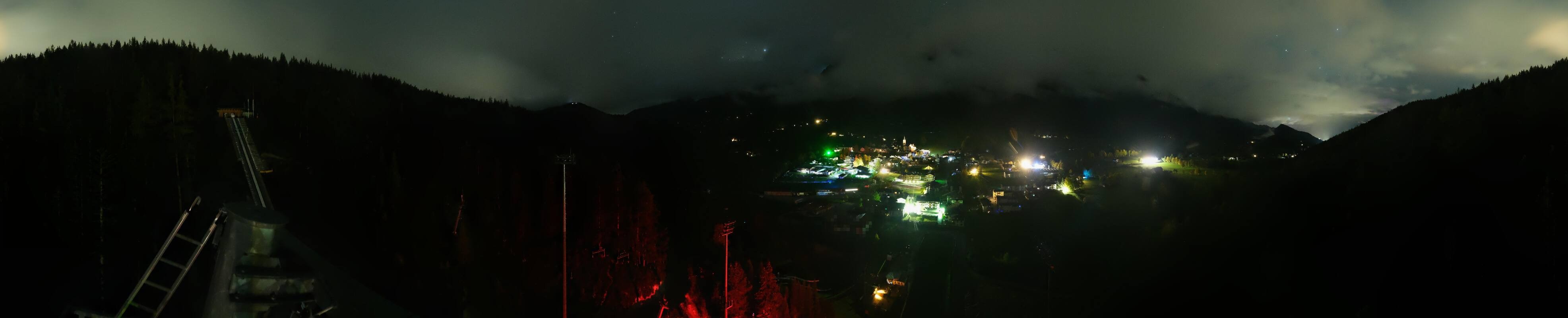 Archived image Webcam Panoramic view Ramsau ski stadium