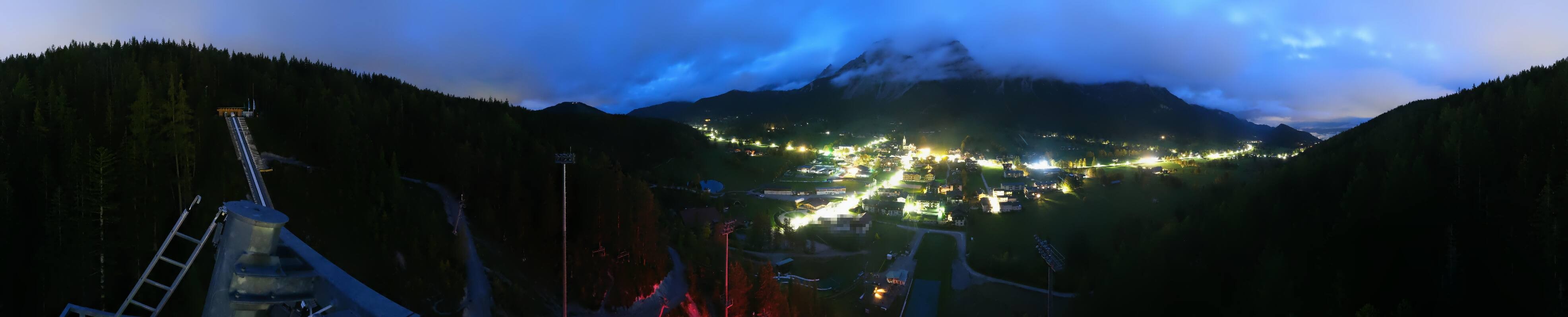 Archived image Webcam Panoramic view Ramsau ski stadium
