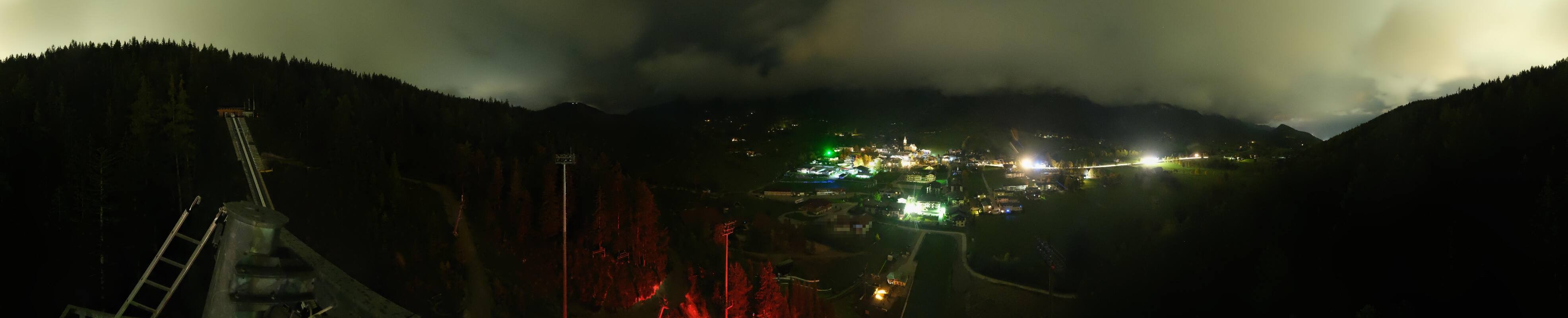 Archived image Webcam Panoramic view Ramsau ski stadium