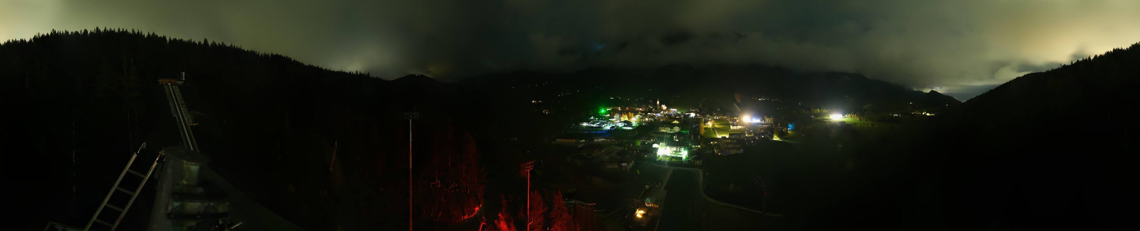Archived image Webcam Panoramic view Ramsau ski stadium