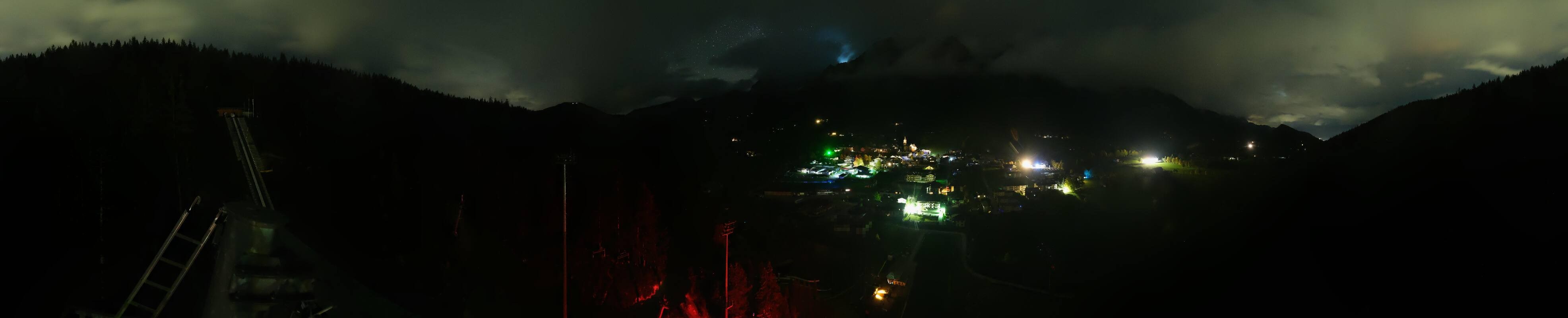 Archived image Webcam Panoramic view Ramsau ski stadium