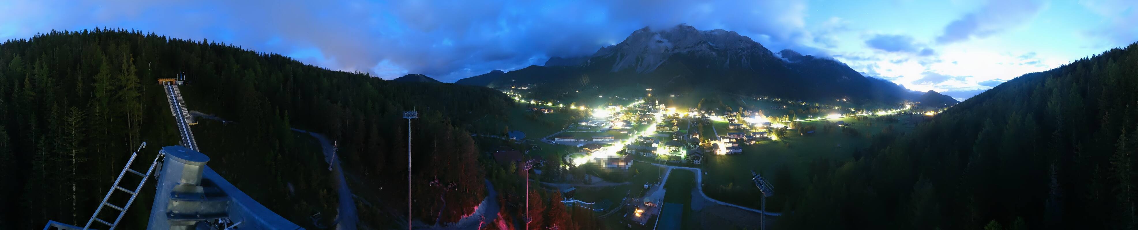 Archived image Webcam Panoramic view Ramsau ski stadium