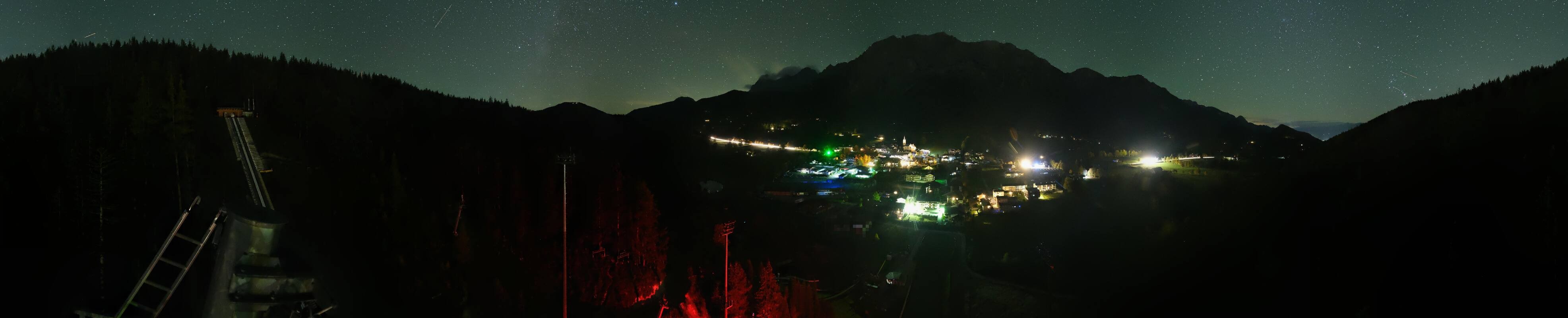 Archived image Webcam Panoramic view Ramsau ski stadium