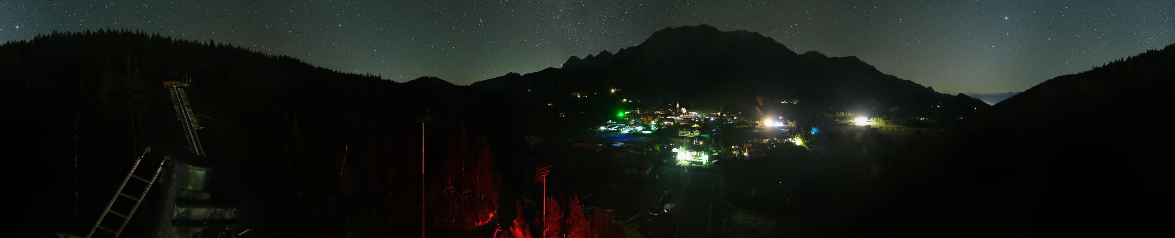 Archived image Webcam Panoramic view Ramsau ski stadium