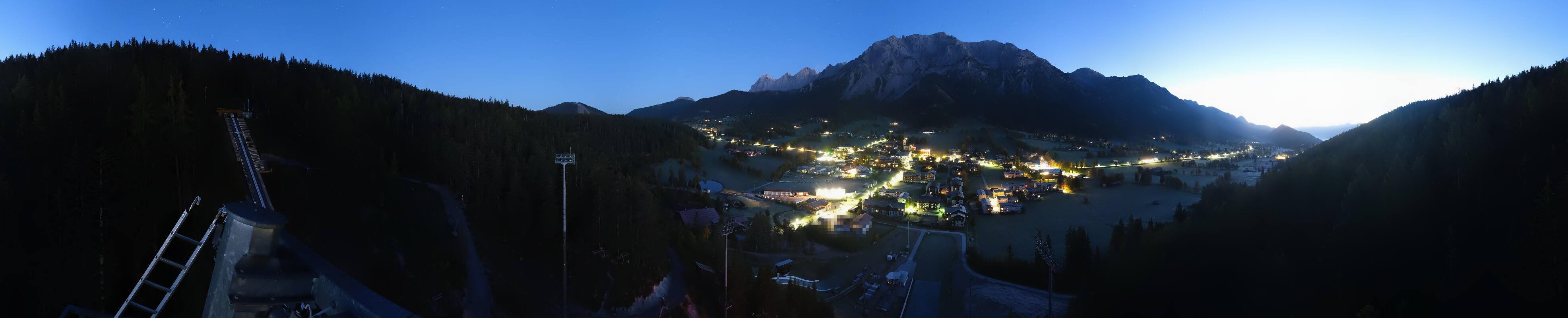 Archived image Webcam Panoramic view Ramsau ski stadium