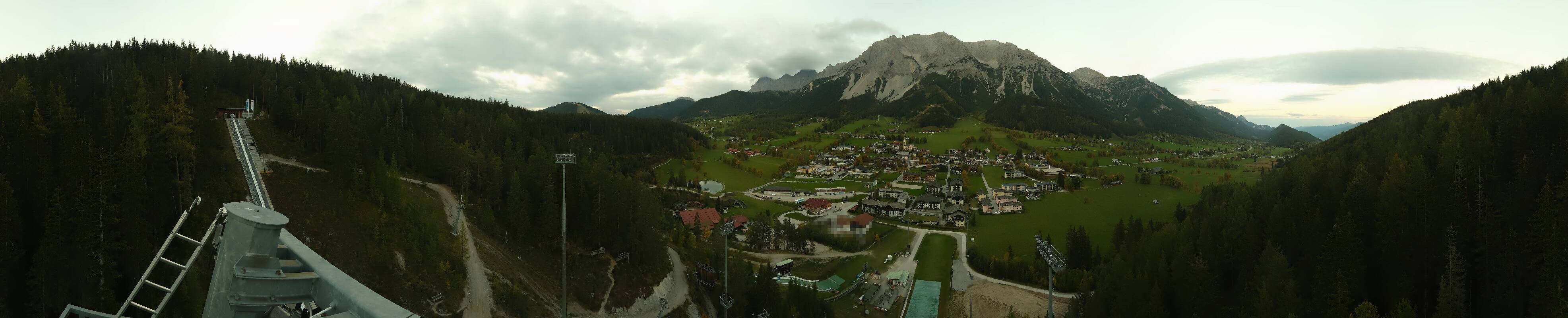Archived image Webcam Panoramic view Ramsau ski stadium