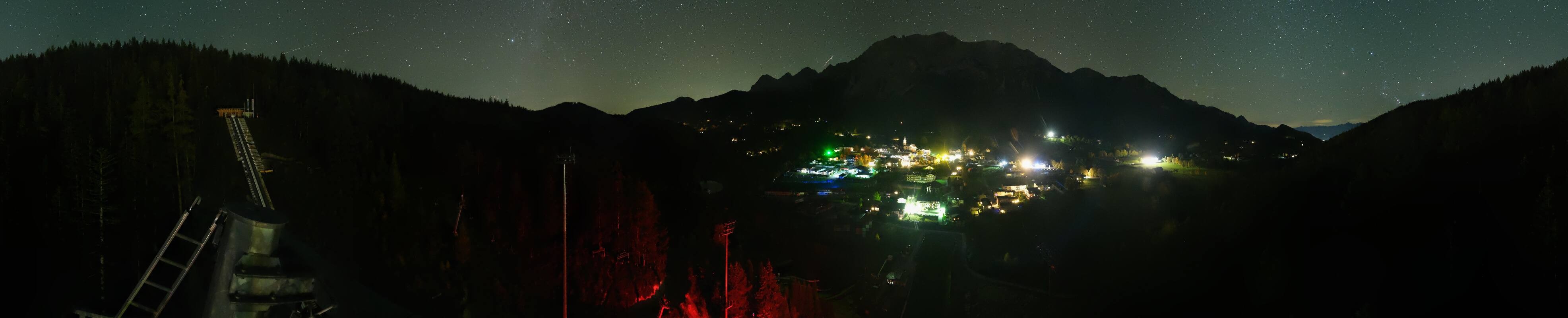 Archived image Webcam Panoramic view Ramsau ski stadium