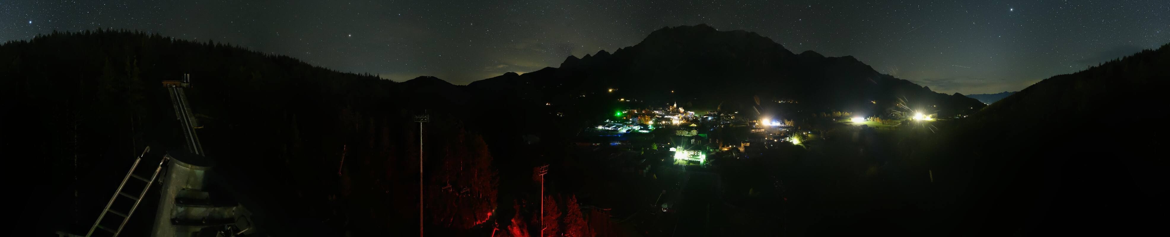 Archived image Webcam Panoramic view Ramsau ski stadium