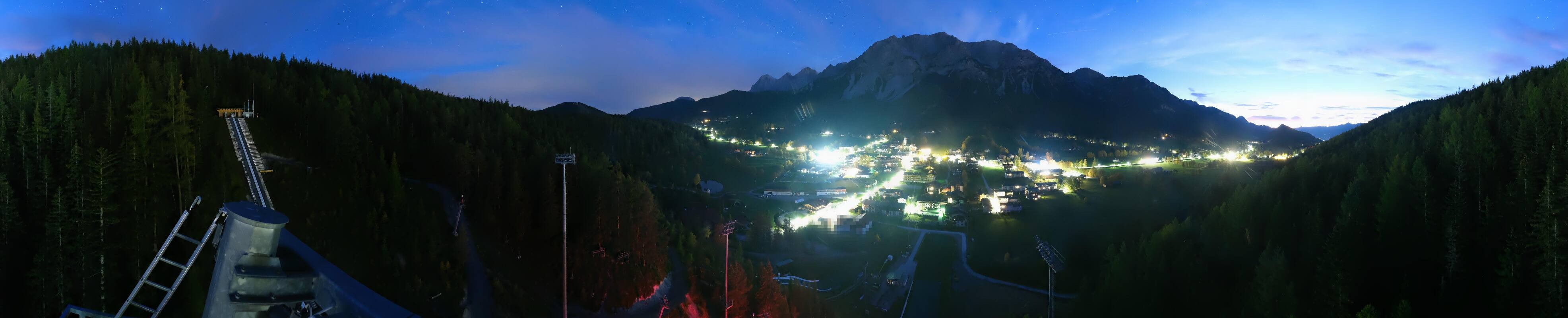 Archived image Webcam Panoramic view Ramsau ski stadium