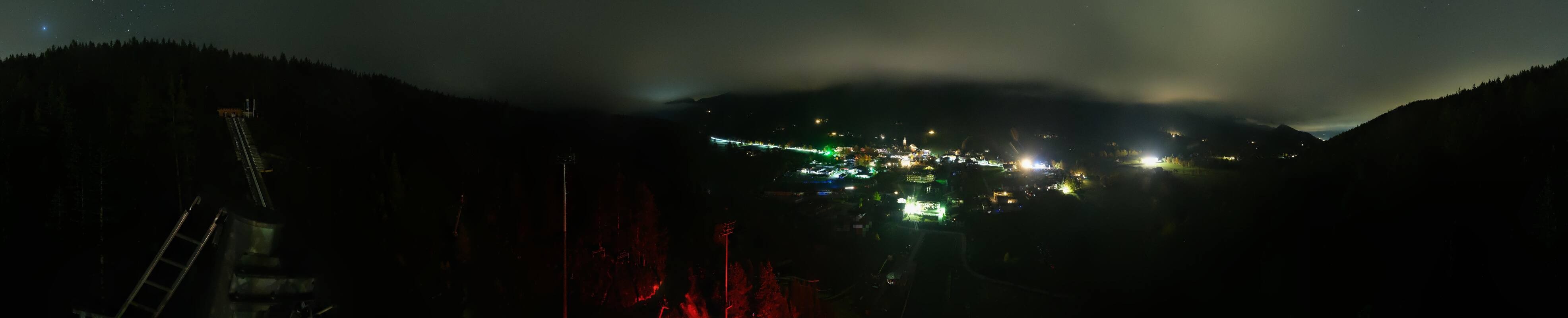 Archived image Webcam Panoramic view Ramsau ski stadium