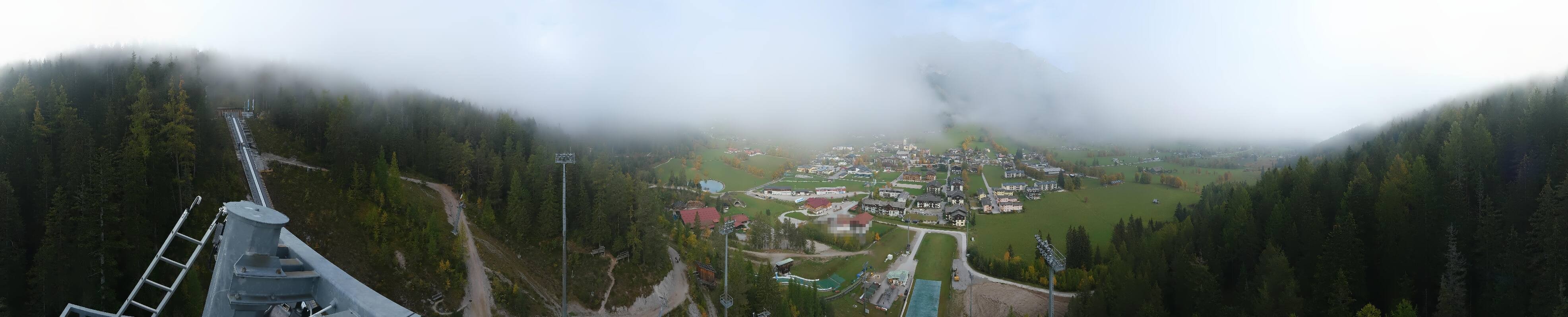 Archived image Webcam Panoramic view Ramsau ski stadium