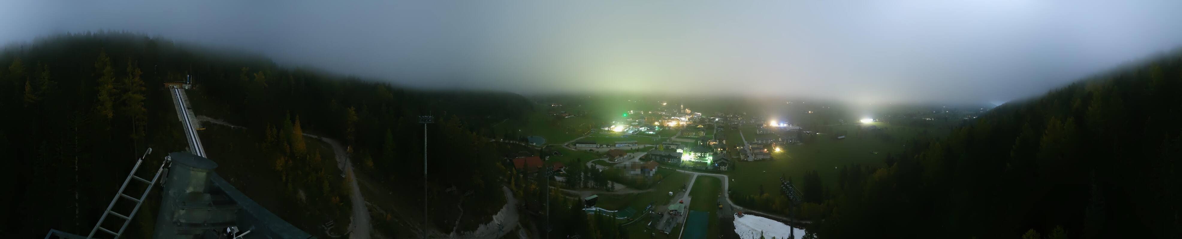 Archived image Webcam Panoramic view Ramsau ski stadium