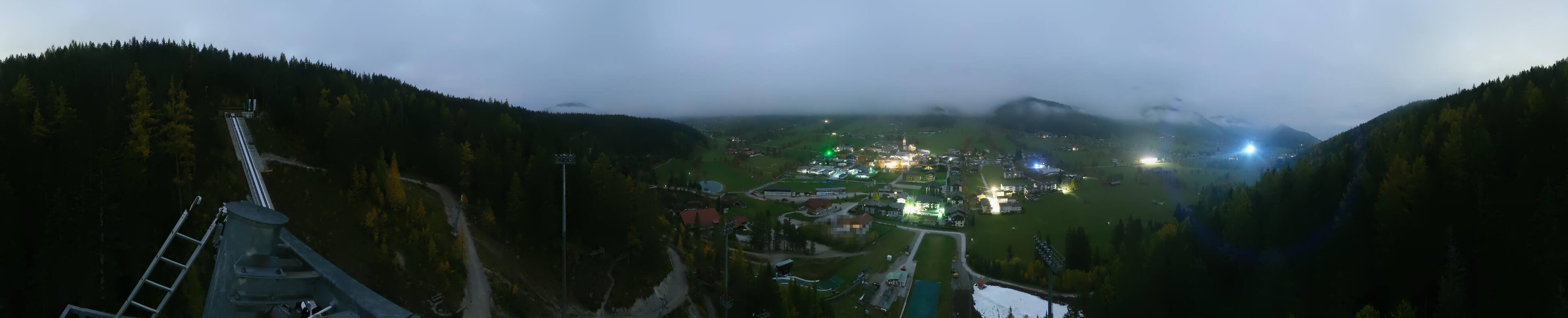 Archived image Webcam Panoramic view Ramsau ski stadium