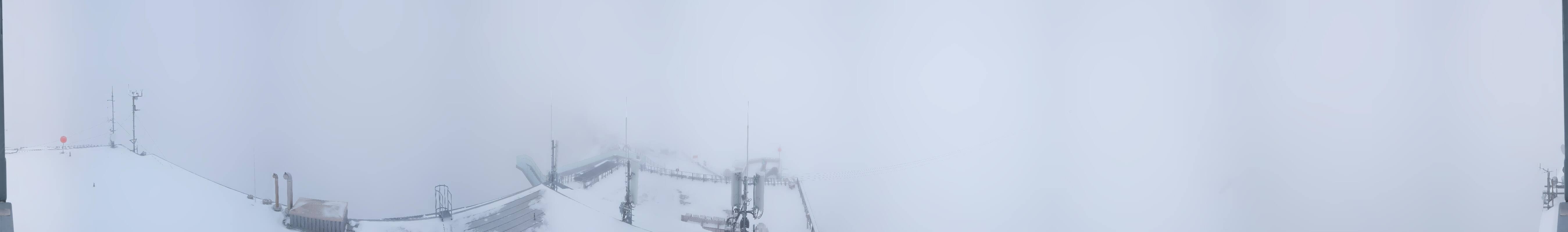 Archiv Foto Webcam Dachstein Gletscher: Panoramablick von der Bergstation