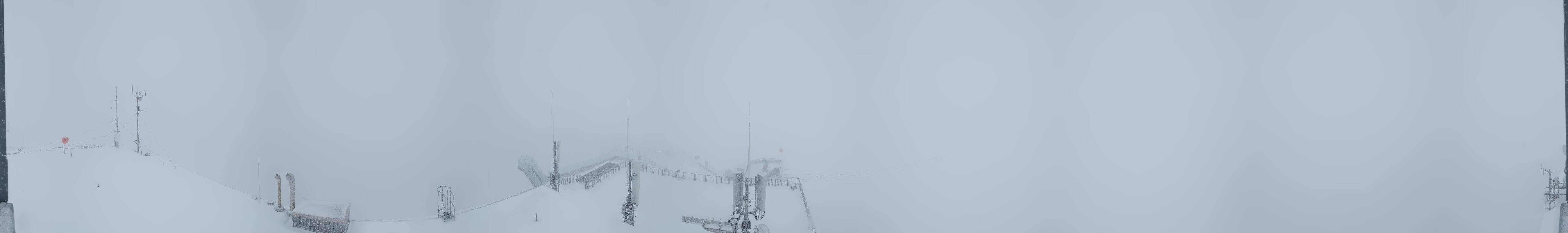 Archiv Foto Webcam Dachstein Gletscher: Panoramablick von der Bergstation