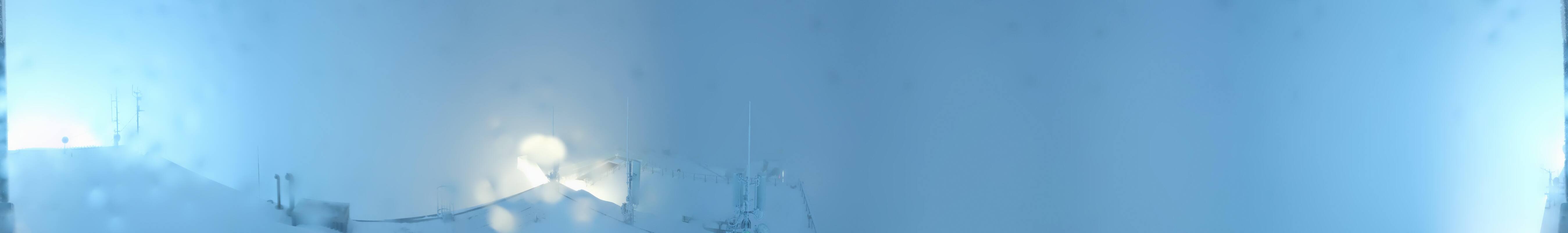 Archiv Foto Webcam Dachstein Gletscher: Panoramablick von der Bergstation