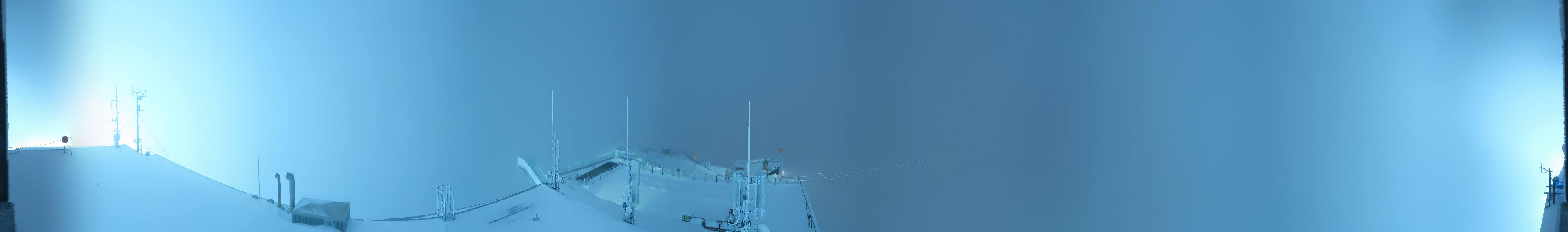 Archiv Foto Webcam Dachstein Gletscher: Panoramablick von der Bergstation