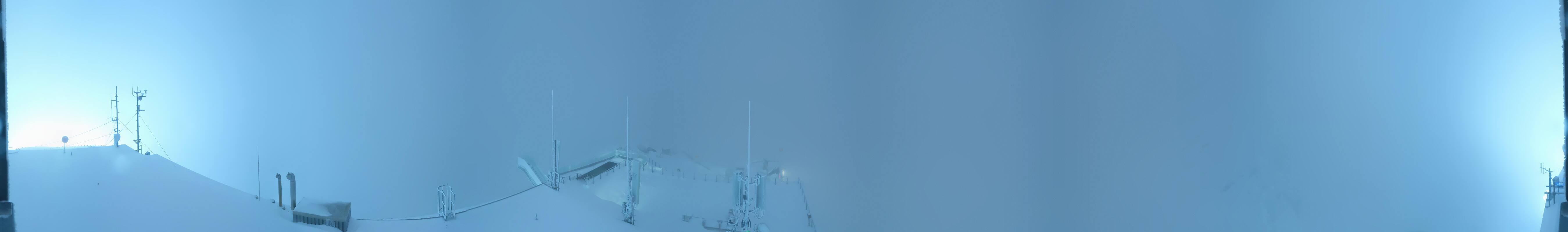 Archiv Foto Webcam Dachstein Gletscher: Panoramablick von der Bergstation