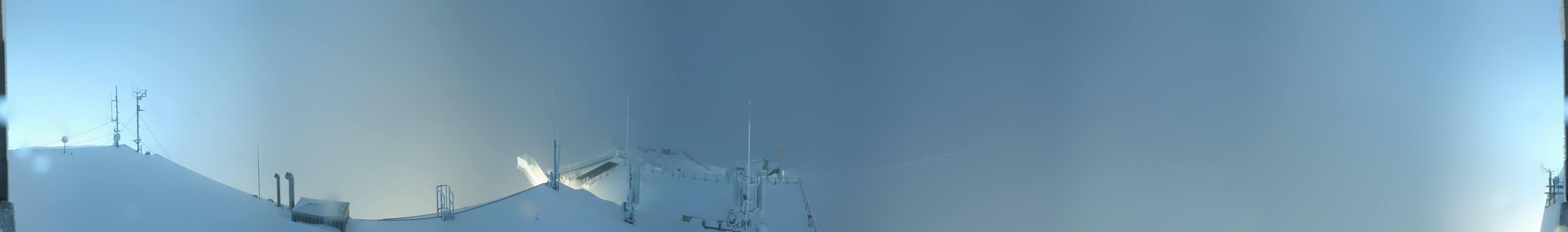 Archiv Foto Webcam Dachstein Gletscher: Panoramablick von der Bergstation