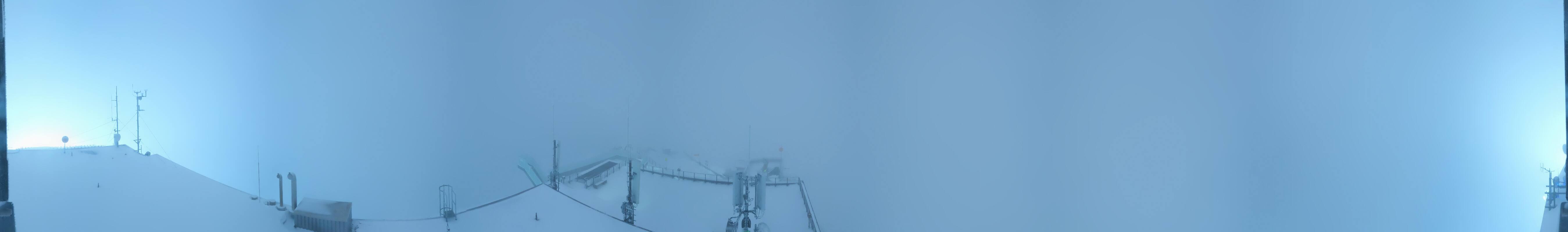 Archiv Foto Webcam Dachstein Gletscher: Panoramablick von der Bergstation