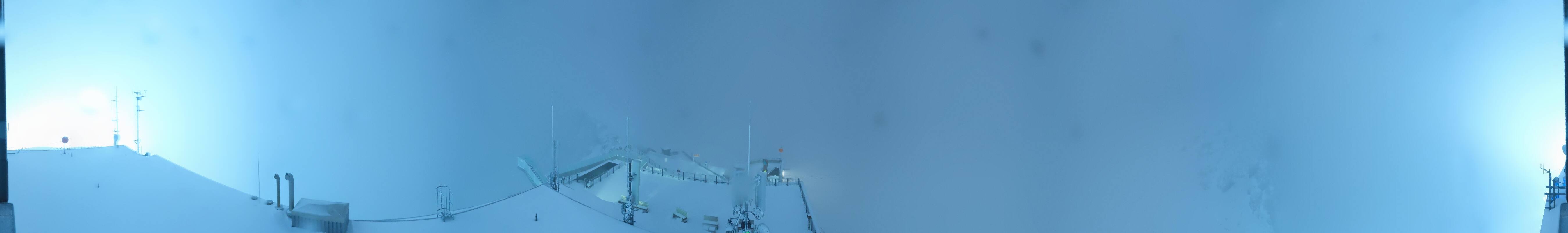 Archiv Foto Webcam Dachstein Gletscher: Panoramablick von der Bergstation