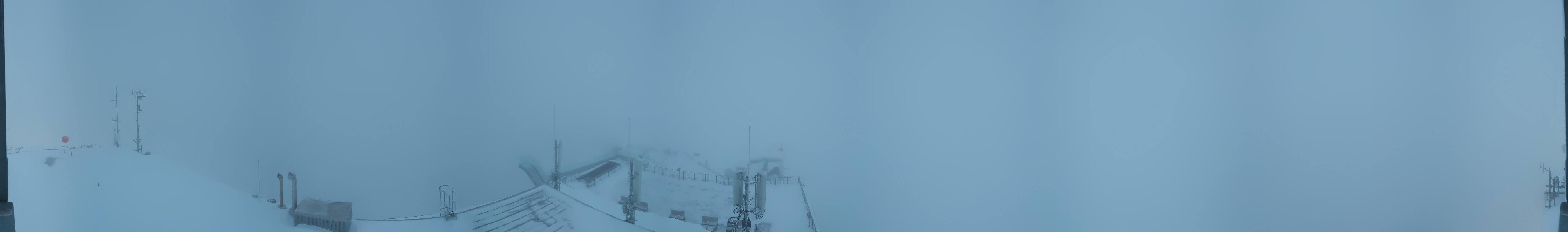 Archiv Foto Webcam Dachstein Gletscher: Panoramablick von der Bergstation