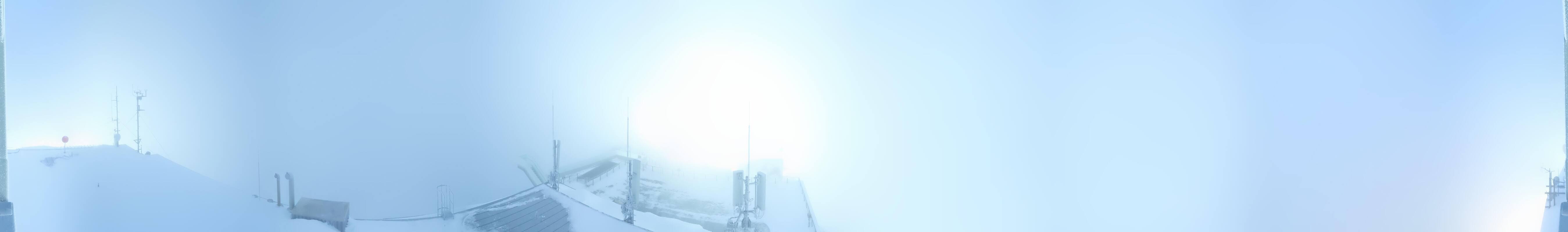 Archiv Foto Webcam Dachstein Gletscher: Panoramablick von der Bergstation