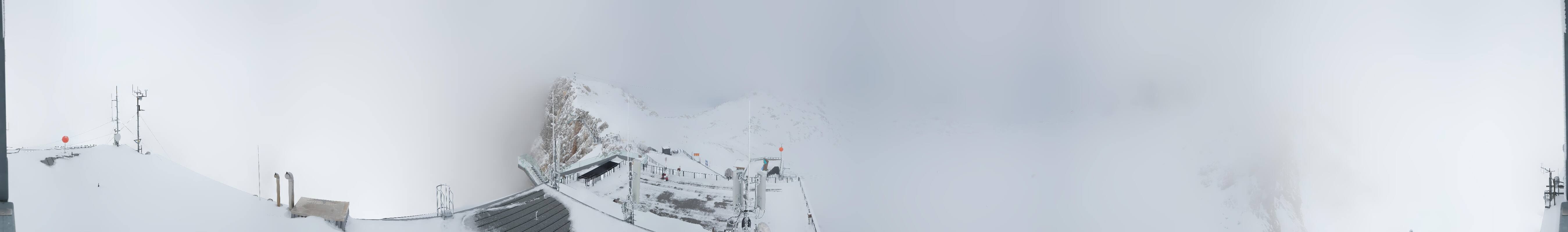 Archiv Foto Webcam Dachstein Gletscher: Panoramablick von der Bergstation