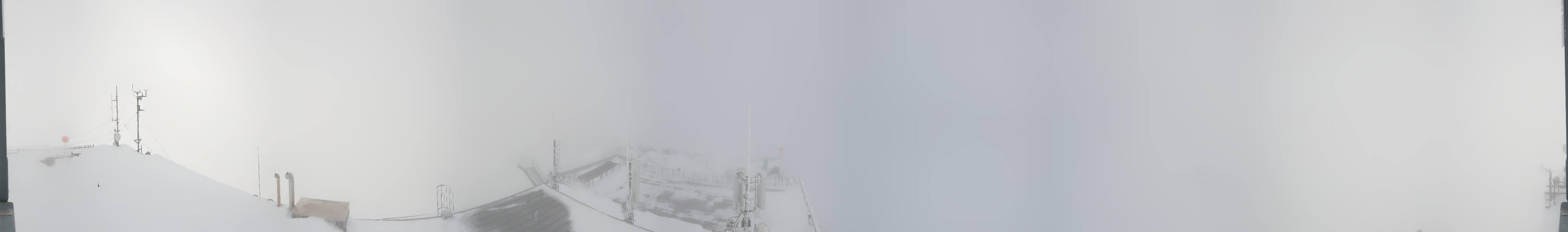 Archiv Foto Webcam Dachstein Gletscher: Panoramablick von der Bergstation