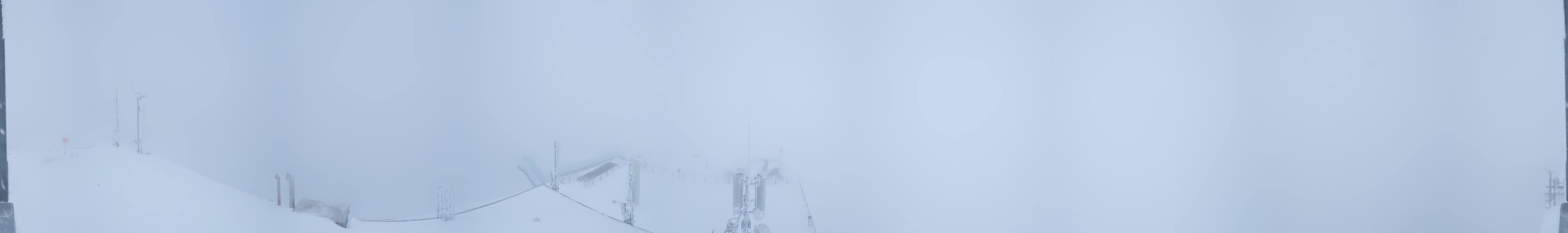 Archiv Foto Webcam Dachstein Gletscher: Panoramablick von der Bergstation