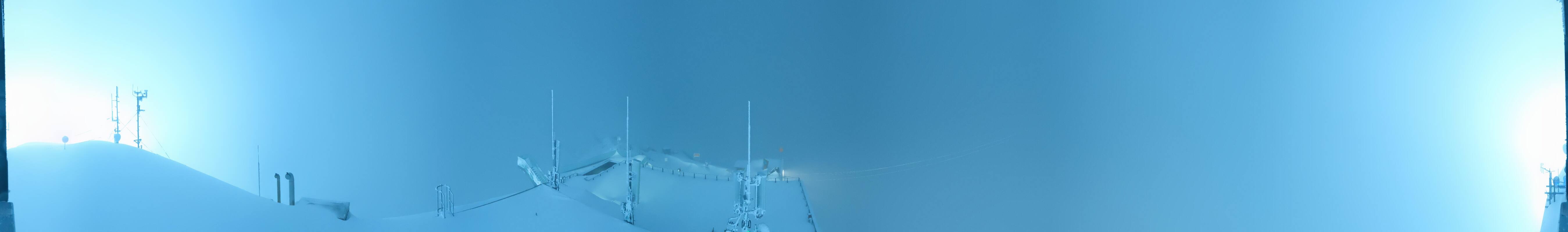 Archiv Foto Webcam Dachstein Gletscher: Panoramablick von der Bergstation
