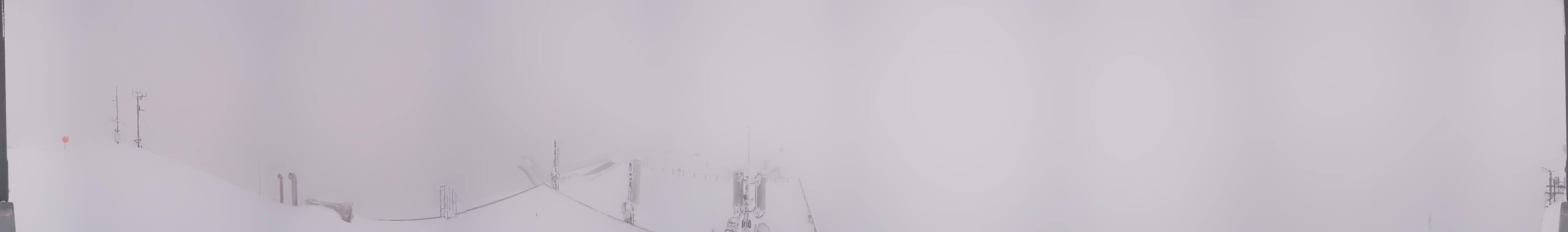 Archiv Foto Webcam Dachstein Gletscher: Panoramablick von der Bergstation