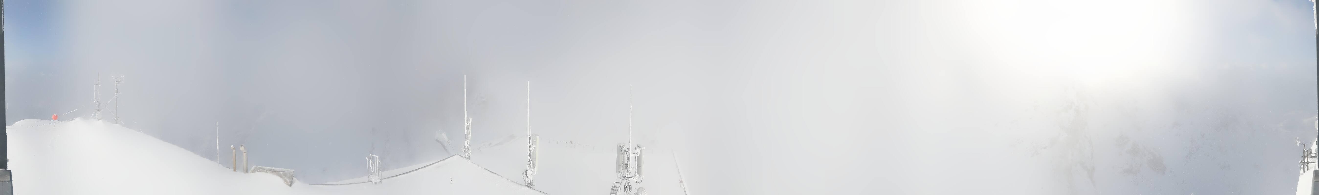 Archiv Foto Webcam Dachstein Gletscher: Panoramablick von der Bergstation