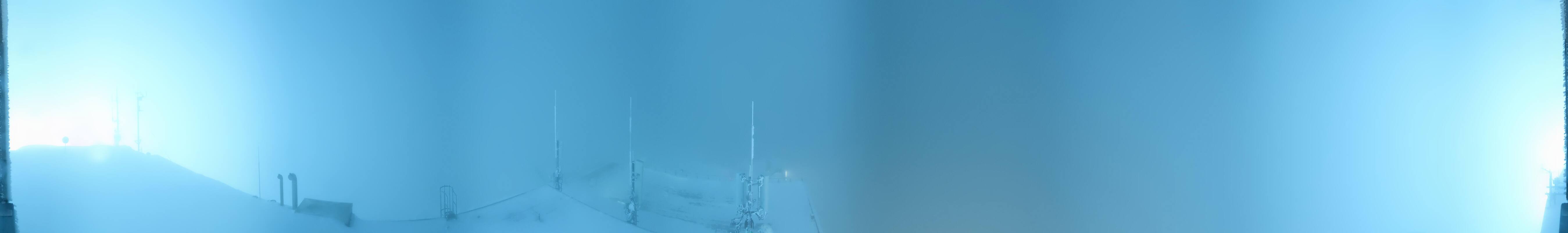 Archiv Foto Webcam Dachstein Gletscher: Panoramablick von der Bergstation