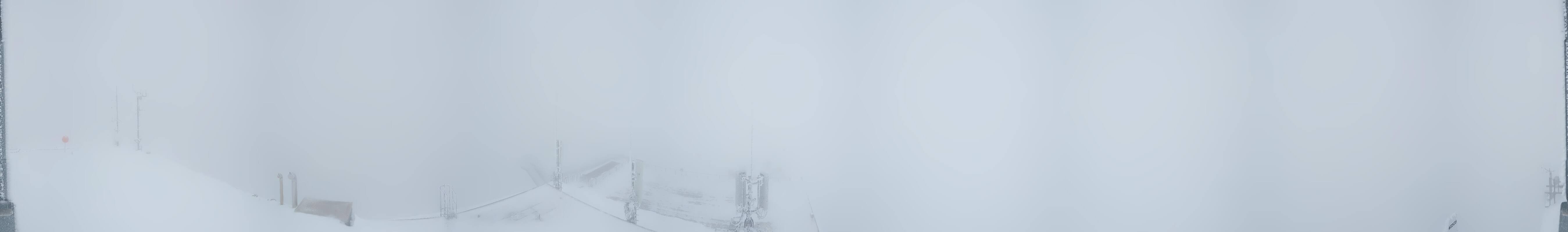 Archiv Foto Webcam Dachstein Gletscher: Panoramablick von der Bergstation