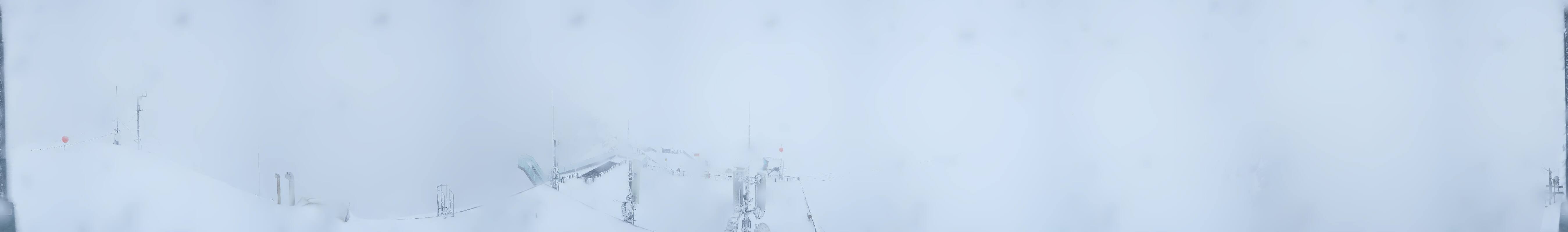 Archiv Foto Webcam Dachstein Gletscher: Panoramablick von der Bergstation