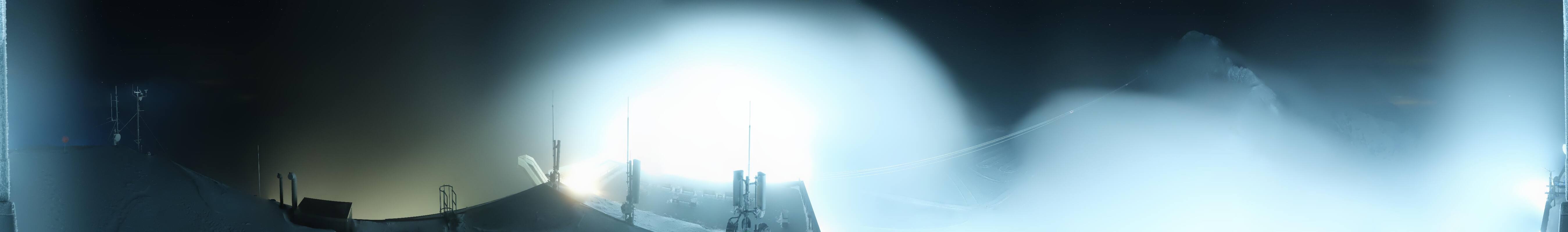 Archiv Foto Webcam Dachstein Gletscher: Panoramablick von der Bergstation