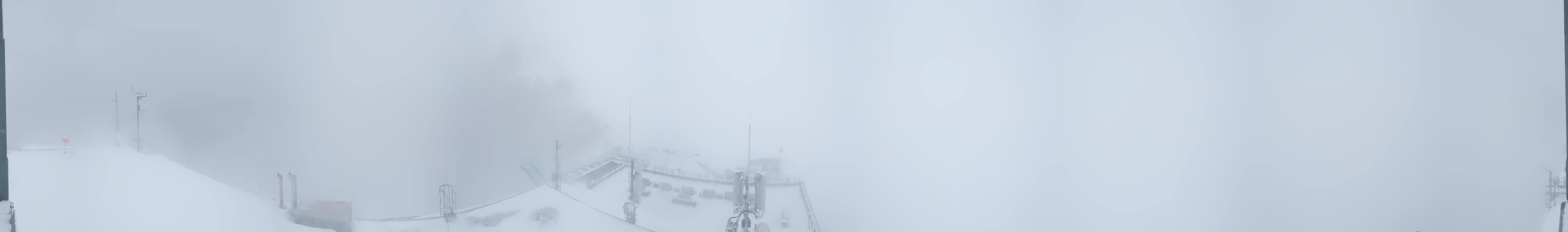 Archiv Foto Webcam Dachstein Gletscher: Panoramablick von der Bergstation