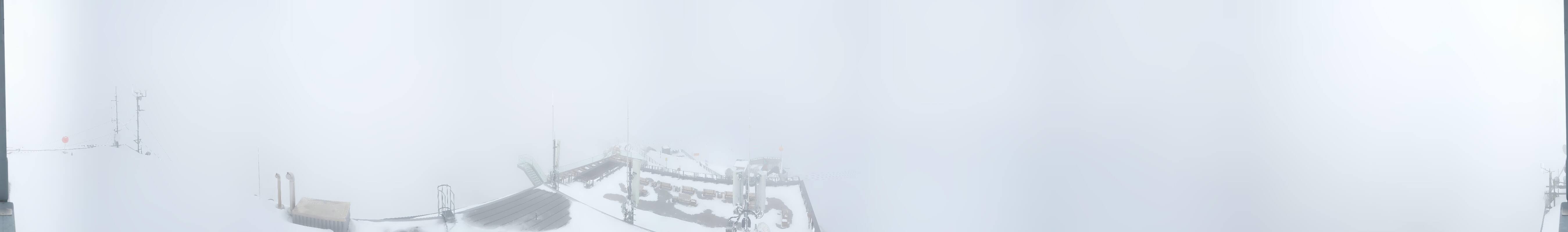 Archiv Foto Webcam Dachstein Gletscher: Panoramablick von der Bergstation