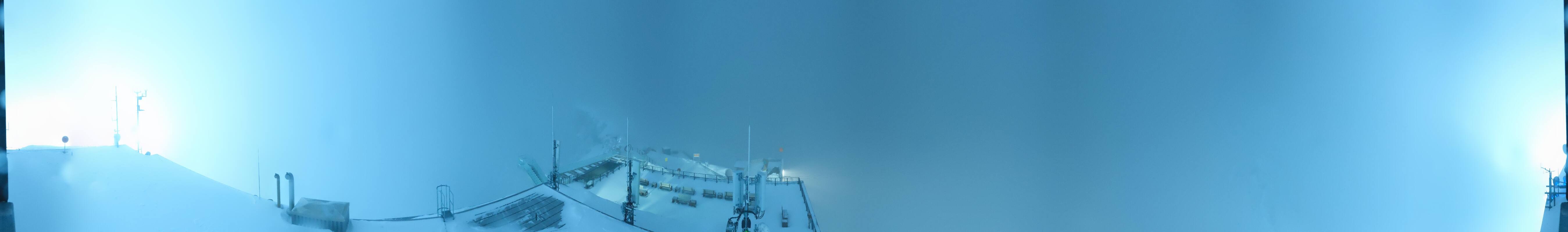 Archiv Foto Webcam Dachstein Gletscher: Panoramablick von der Bergstation